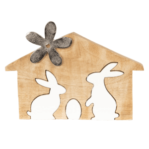 Casetta di conigli in legno