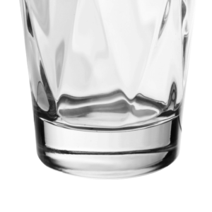Bicchiere bibita rombi in vetro